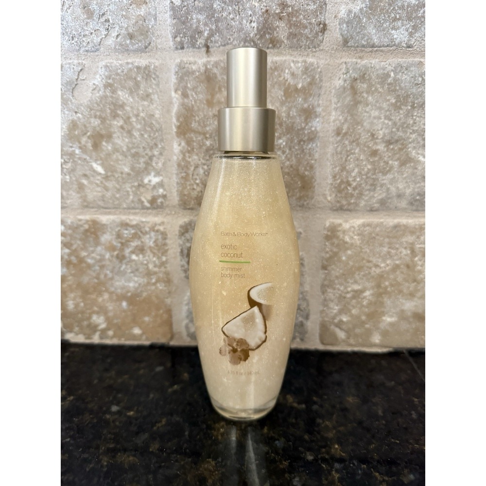 Bath & Body Works Shimmery Gold Exotic Coconut Body Mist